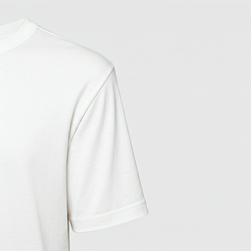 Premium White T-shirt detail